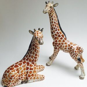 Pair of Giraffes - Vintage